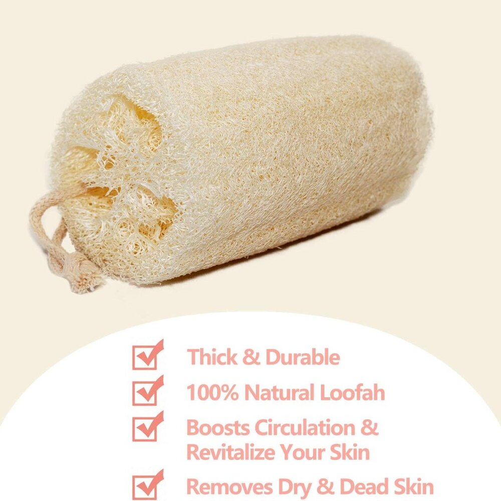 Natural Shower Loofah Eco-Friendly Egyptian Sponge 11Packs - Picture 12 of 15